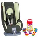 Cadeira para Automóvel Cosco CV3000II - 9 a 25 Kg - Verde + Mix Play Mingone - ref. 27