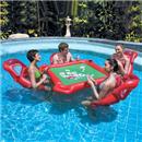Texas Holding Poker Bestway com 4 Cadeiras + 1 Mesa + Jogo Completo - Vermelho/Verde