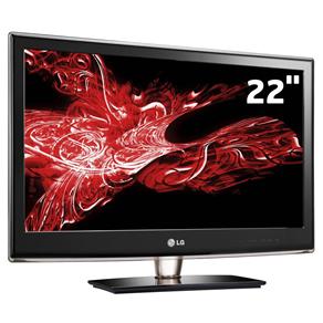 TV 22" LED LG 22LV2500 c/ Entradas HDMI e USB e Conversor Digital