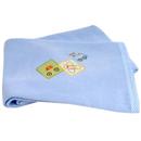 Cobertor para Bebê Papi com Veículos Bordados - Azul
