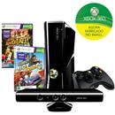 Console Microsoft Xbox 360 com 250GB de Memória + Kinect + Game Kinect Joy Ride + Game Kinect Adventures - X360