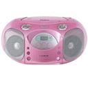 CD Player Portátil Philco PB120R c/ MP3 e USB - Rosa