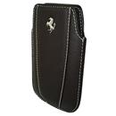 Capa de Couro Vertical Ferrari Modena p/ iPhone - Marrom