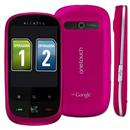 Celular Desbloqueado Alcatel OT890 Fucsia Dual Chip c/ Câmera 2MP, Touch screen, Android 2.2, Wi-Fi, GPS, Rádio FM e Bluetooth