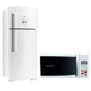 Refrigerador Brastemp Frost Free Duplex Ative! c/ Controle Eletrônico - 403L + Forno de micro-ondas Brastemp BMS45A Ative! c/ Timer - 30 L