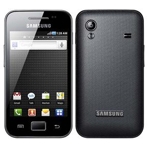 Celular Desbloqueado TIM Samsung Galaxy Ace Onix Black S5830 c/ Câmera 5.0, Android 2.2, GPS, Wi-Fi, 3G, Bluetooth, MP3, Touch Screen + Fone