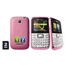 Celular Desbloqueado Claro Motorola EX109 Motokey Mini Rosa com Câmera 2MP, Dual Chip, Mp3, FM, Bluetooth, Fone de Ouvido e Cartão de 2GB