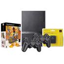 Console Sony PlayStation 2 com 2 Controles + Jogo Surpresa + Memory Card 8MB Sony + Jogo Dance Dance Revolution X - PS2 com Tapete