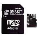 Cartão de Memória Smart SD 003 Micro SD com Adaptador 8GB