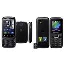Celular Desbloqueado Claro Motorola XT300 SPICE™ Preto c/ Câm.3.2MP, 3G e GPS + Celular Desbloqueado Motorola WX294 Dual Chip, Câmera digital