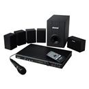 Home Theater Amvox AMT 1200 5.1 Canais c/ Karaokê, Entrada USB e Ripping – 100 W