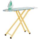 Tábua de Passar Roupa Dobrável Tramontina Classic + Ferro a Vapor Arno Ultragliss Diffusion FU40 - Branco/Verde 127v