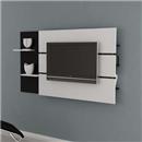Painel Multivisão Decor com Suporte de TV - Branco/Preto