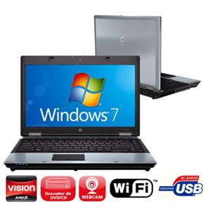 Notebook HP ProBook 6455b com AMD Turion II P520 com tecnologia Vision Pro, 2GB, 250GB, Gravador de DVD, LED 14´´ e Windows 7 Professional - Notebook 439923