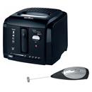 Fritadeira Britânia Frita Fácil Plus 3 Preta - 2L + Mini Mixer Britânia