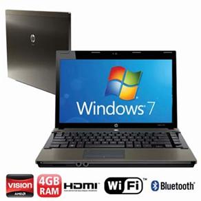 Notebook HP ProBook 4425s com AMD Turion II P560 e tecnologia Vision Pro, 4GB, 320GB, Gravador de DVD, HDMI, LED 14´´ e Windows 7 Professional - Notebook 439921
