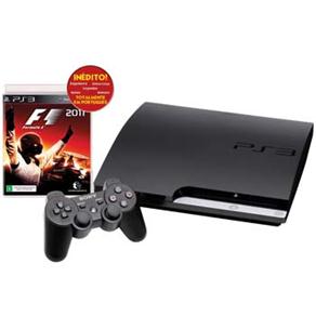 Console Sony Playstation 3 Slim c/ 160GB + Jogo Formula 1 2011 - PS3 - Consoles Playstation 3 1000031752