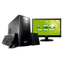Computador Positivo i8100 com Intel Core i3-2100, 4GB, 500GB, HDMI e Linux + Monitor LCD LED AOC 18.5" E950SW Widescreen