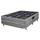 Cama Box Conjugado Simbal Vareze Foam em Espuma Casal 50x138x188cm - Cinza