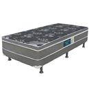 Cama Box Conjugado Simbal Vareze Foam em Espuma Solteiro 50x88x188cm - Cinza