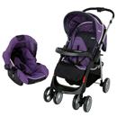 Carrinho de Bebê Infanti Travel System Gaggia E19 900I Contour Purple com Bebê Conforto
