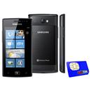 Celular Desbloqueado Samsung Omnia W Processador de 1.4GHz, Tela de 3.7’’,Windows Phone, Bluetooth,Wi-Fi, 3G, GPS, Câmera 5MP, MP3 + Chip TIM Pré-pago