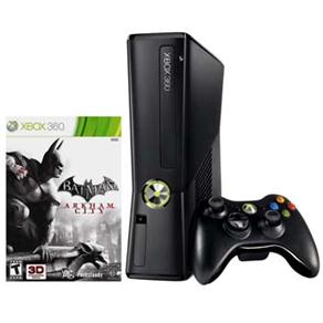 Kit Oficial Xbox 360 250GB + Controle s/ Fio + Headset Microsoft + Jogo Batman:Arkham City - X360 - Consoles Xbox 360 1000032853