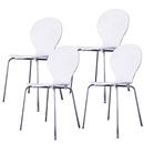 4 Cadeiras Importada Bentwood A4001 - Branca