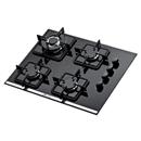 Cooktop a Gás 4 Bocas Built 36 BLT4QTC com Trempes Individuais e Tripla Chama - Preto