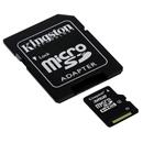 Cartão de Memória Kingston SDC4/32GB MicroSDHC de 32GB Classe 4 + 1 Adaptador SD