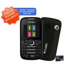 Celular Desbloqueado Venko Carisma Preto QWERTY com Câmera 1.3MP, MP3, Rádio FM, Quadri Chip, TV Analógica, Discador Inteligente, Bluetooth e Fone