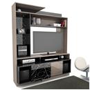 Estante Vamol Legacy com Prateleira de Vidro - Dorale/Preto