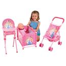 Conjunto Passeio, Berço e Cadeirão Multibrink Princesas – 6354