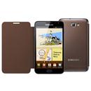 Celular Desbloqueado Samsung Galaxy Note com Processador de 1.4GHz, Tela de 5.3’’, 3G e Android 2.3 + Capa Flip Cover Samsung Galaxy Note - Marrom