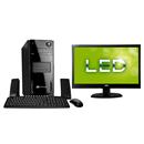 Computador Space BR com AMD X4-630, 8GB, 500GB, Gravador de DVD e Linux + Monitor LCD LED AOC 20" E2050S Widescreen
