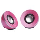 Mini Caixa de Som Portátil Integris 1312LV Multimídia 5W - Rosa