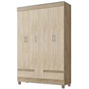 Guarda-Roupa Bartira Fortaleza com 2 Portas e 4 Gavetas - Branco
