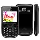 Celular desbloqueado SN61 Meu Preto c/ Câmera 1.3MP, Teclado QWERTY, Rádio FM/MP3/MP4, 4 Chips, Wi-Fi, Bluetooth, TV Analógica + Fone + Cartão de 2GB