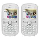 Celular Desbloqueado Nokia Asha 200 Branco c/ Dual Chip, Câmera 2MP + Celular Desbloqueado Nokia Asha 200 Branco c/ Dual Chip, Câmera 2MP