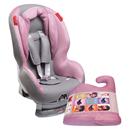 Cadeira para Automóvel Styll Baby - 9 a 18 Kg - Cinza/Rosa + Assento para Automóvel Styll Baby - 15 a 36 Kg - Rosa