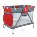 Berço Tubline Baby Comfort Super Luxo 5533/N18 - Cinza/Vermelho