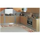 Conjunto de Tapetes Veludo Rayza Pimenta Para Cozinha - 3 Peças