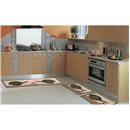 Conjunto de Tapetes Sisal Looks Rayza Angola Para Cozinha - 3 Peças