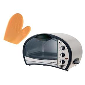 Mini Forno Brit&acirc;nia Prime 12L - 110V + Luva de Silicone Brit&acirc;nia - Laranja - cod. 1000035821