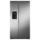 Refrigerador Side by Side GE Europa Inox 23 ZS3FFBFSF com Dispenser de Água e Gelo - 549 L - Inox