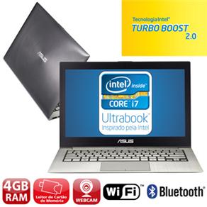 Notebook Asus UX31E - RY015V com Intel&reg; Core ! &acute; i7 - 2677M, 4GB, 256GB de Mem&oacute;ria SSD, Leitor de Cart&otilde;es, Bluetooth 4.0, LED 13.3 &acute; e Windows 7 Home Premium - cod. 1631592