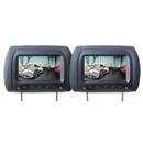 Par de Encosto para Cabeça Automotivo GoTo com Tela em LCD HD de 7” Preto