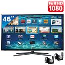 TV 46” Slim LED Samsung Full HD Série ES6100 c/ Smart TV, Internet, Entrada HDMI/USB + Suporte de Parede ELG Genius p/ TVs 15" a 71"