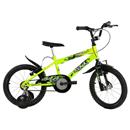 Bicicleta Aro 16 Track Bikes Boy com capacete Amarelo/Neon - Raxx-Boy