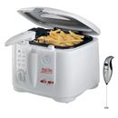 Fritadeira Elétrica Mondial FT-01 - 1,2L - Branco - 110V + Mini Mixer Mondial para Líquidos M-05 - Bivolt